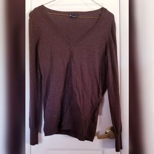 Gap Brown V-Neck Sweater M